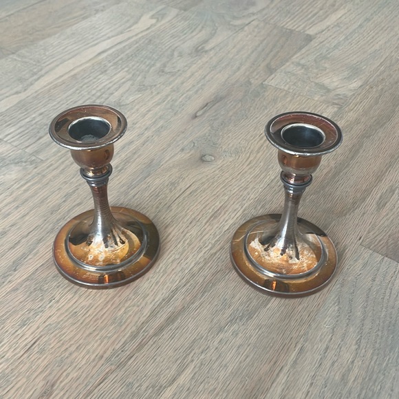 Oneida Candlestick Holders-Vintage - Picture 1 of 2
